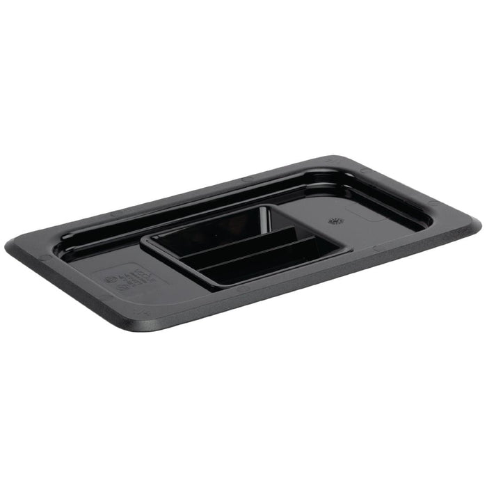 GN 1/4. Quarter Size. Compatible with all Vogue 1/4 sized polycarbonate gastronorm Trays