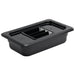 Vogue Polycarbonate 1/4 Gastronorm Container 65mm Black Vogue