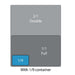 Vogue Stainless Steel 1/9 Gastronorm Tray 65mm Vogue