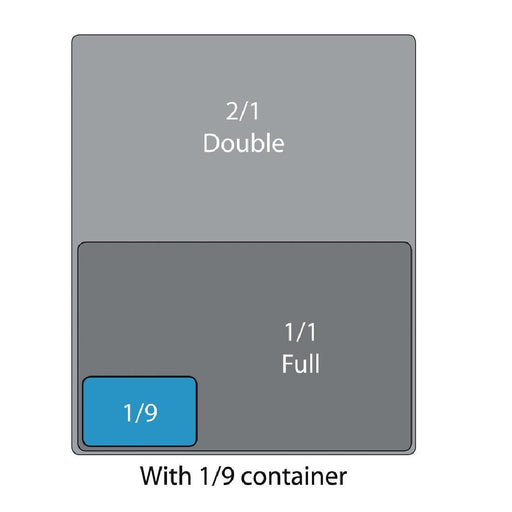 Cambro Polycarbonate 1/9 Gastronorm Tray Drain Shelf Cambro