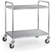 Commercial Serving/Service/Clearing Trolley Stainless Steel 2 Tier 950x500x940mm |  19017 Makfry