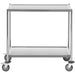 Commercial Stainless Steel Trolley 2 Tier 100kg Max Load 845x525x940mm |  19211 Makfry