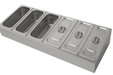 Infernus 6 x 1/3 GN Pan Stainless Steel Preparation Station – 1200mm Canmac Catering Equipment