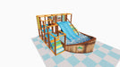 Indoor Dual Level Soft Play Pirate Theme with Ball Poll - 6000x5000x2500mm IQPARK