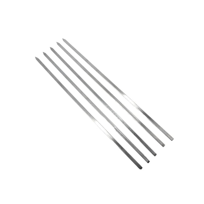 Kebab Shish/Skewer - Stainless Steel - Pack Of 30 - (1 cm x 60 cm)