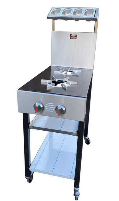 2 Burner Commercial Gas Cooker Canmac