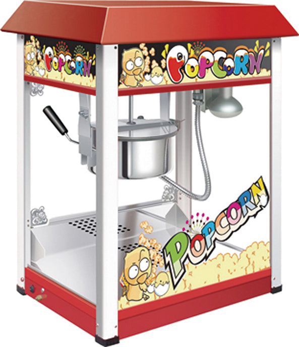 Infernus Popcorn Machine - Red/White