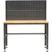 Professional Steel Workbench with Pegboard 1340x463x1570mm |  20WB5234PB Makfry