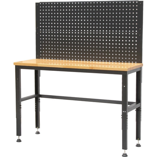 Professional Steel Workbench with Pegboard 1340x463x1570mm |  20WB5234PB Makfry