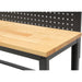 Professional Steel Workbench with Pegboard 1340x463x1570mm |  20WB5234PB Makfry