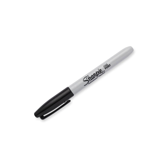 Sharpie Fine Permanent Marker Black (12 Pack) Sharpie
