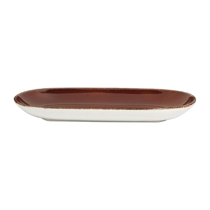 Steelite Terramesa Mocha Tasters Trays 255mm (6 Pack) Steelite