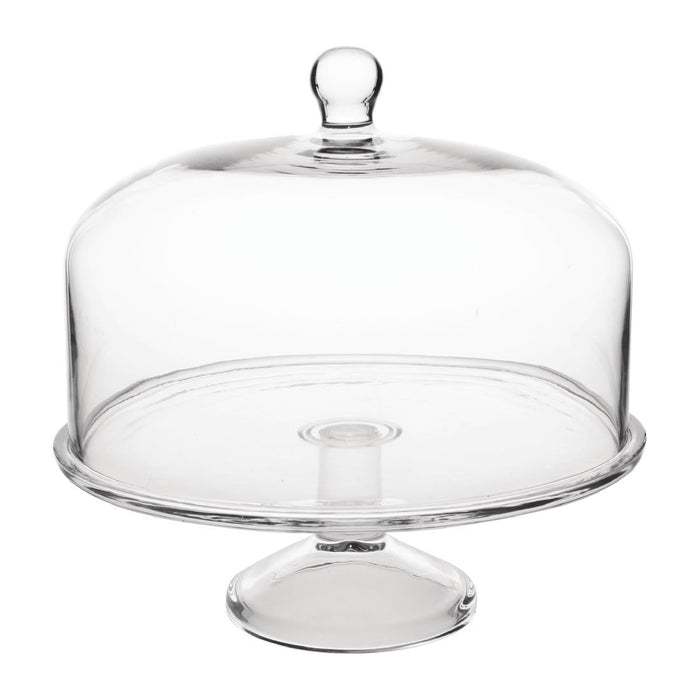 Olympia Glass Cake Stand Dome Olympia