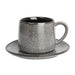 Olympia Mineral Triangular Cappuccino Saucer Grey Stone 150mm (6 Pack) Olympia