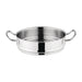 Size:28cm. Capacity: 5.53Ltr. Material: Stainless steel & aluminium. Induction compatible. Compatible with lid: M951.