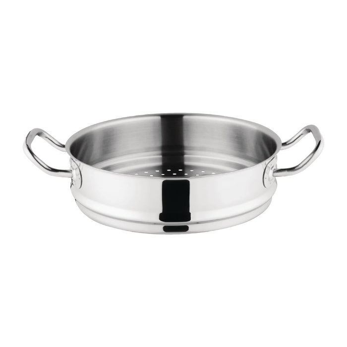 Size:24cm. Capacity: 3.16Ltr. Material: Stainless steel & aluminium. Induction compatible. Compatible with lid: M950.