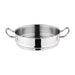 Size:24cm. Capacity: 3.16Ltr. Material: Stainless steel & aluminium. Induction compatible. Compatible with lid: M950.