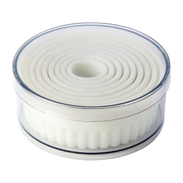 Sizes: 20-100mm. Material: Nylon. Set of 9