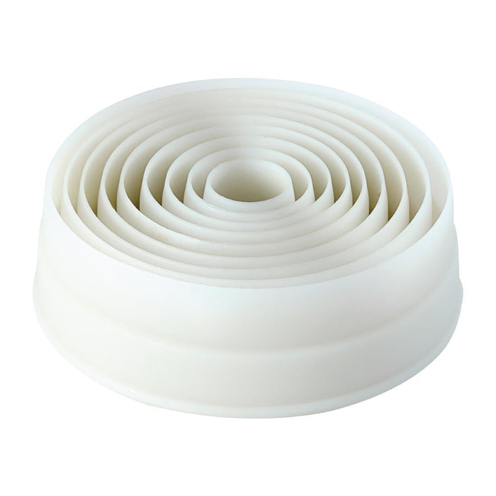 Schneider Plain Round Pastry Cutters (9 Pack) Schneider