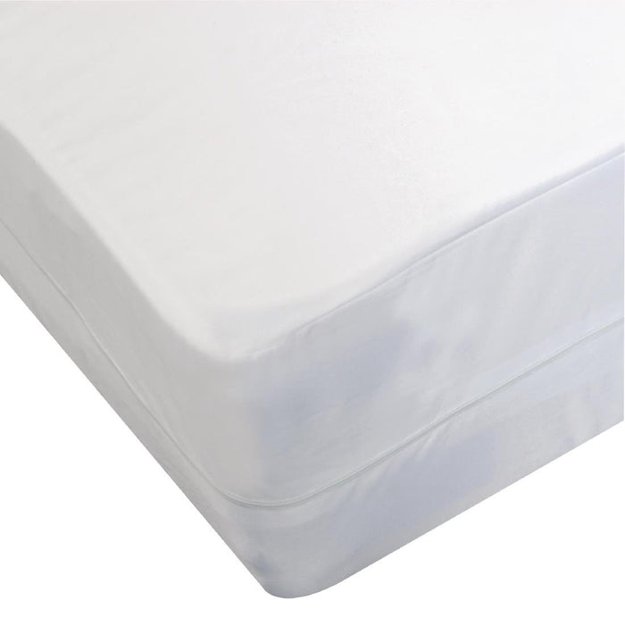 Mitre Comfort Allerzip Smooth Mattress Protector Encasement Super King Protect A Bed