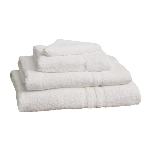 Mitre Essentials Capri Face Cloth White (10 Pack) Mitre Essentials