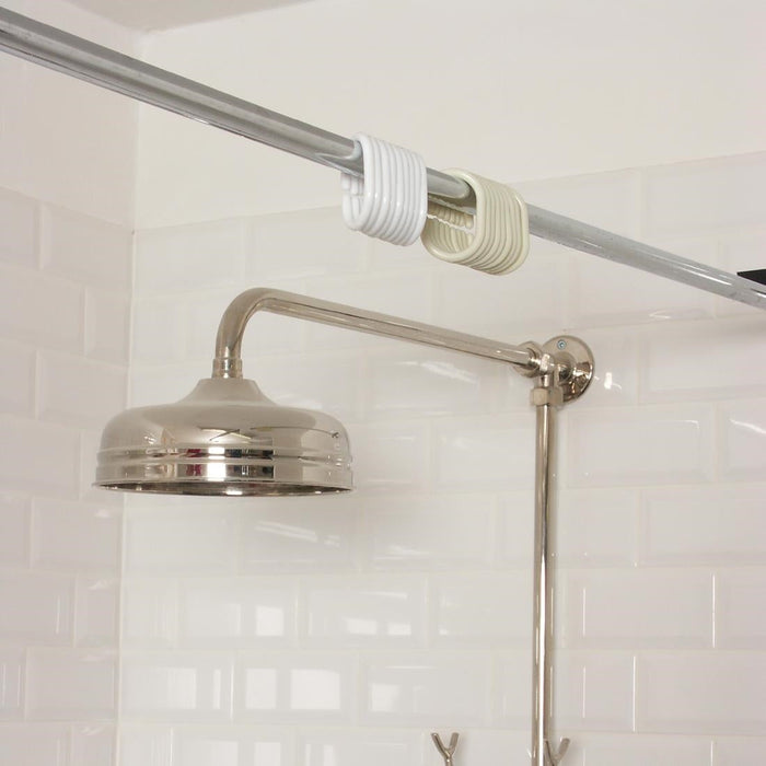 Mitre Essentials May Plastic Shower Curtain Ring (12 Pack) Mitre Essentials