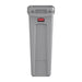 Rubbermaid Slim Jim Bin with Venting Channels Grey 87Ltr Slim Jim