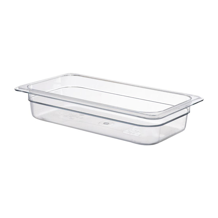 Capacity: 2.4Ltr. GN 1/3. Third Size. Depth: 65mm