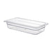 Capacity: 2.4Ltr. GN 1/3. Third Size. Depth: 65mm
