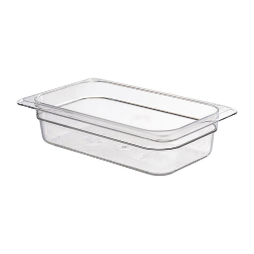 Capacity: 1.7Ltr. GN 1/4. Quarter Size. Depth: 65mm