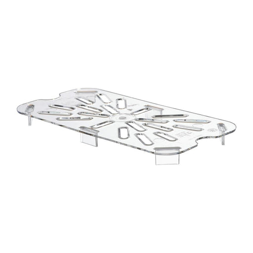 GN 1/4. Quarter Size. Drain shelf