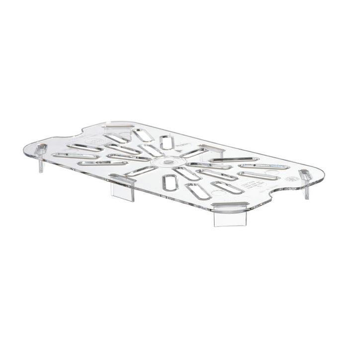 GN 1/4. Quarter Size. Drain shelf