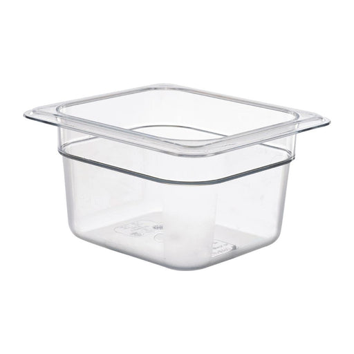 Capacity: 1.5Ltr. GN 1/6. Sixth Size. Depth: 100mm