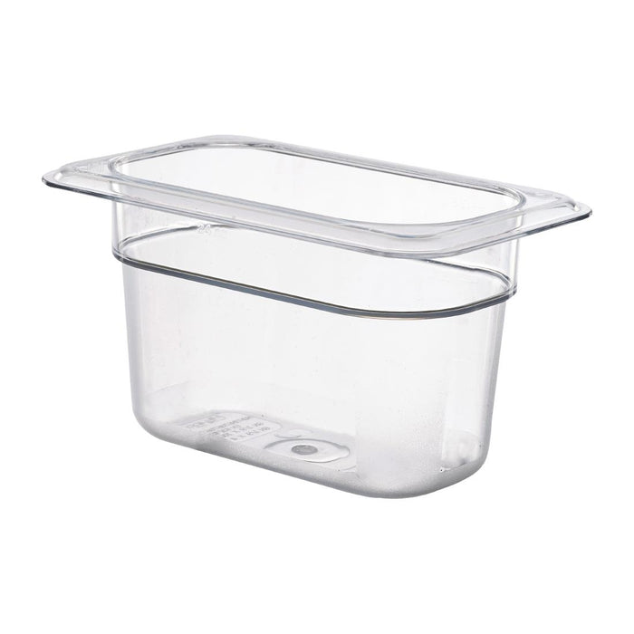 Capacity: 0.57Ltr. GN 1/9. Ninth Size. Depth: 100mm