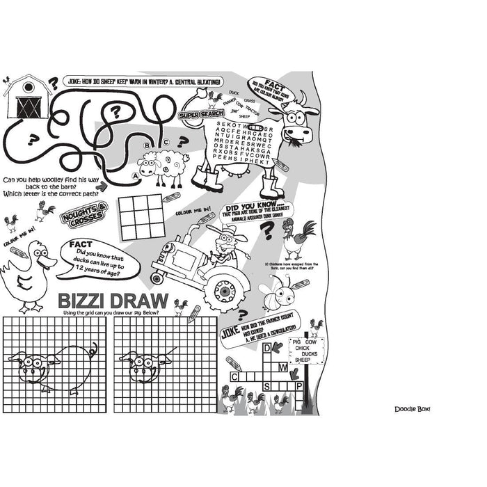 Crafti's Kids Activity Sheet Assorted Designs (500 Pack) Crafti's