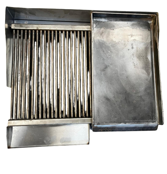 2 BURNER GAS BBQ GRILL AND GRIDDLE/ CHARBROILER-Refurbished