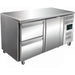 Commercial Refrigerated Counter 1 Door 2 Drawers Depth 700mm | Thp2120 Tn Makfry