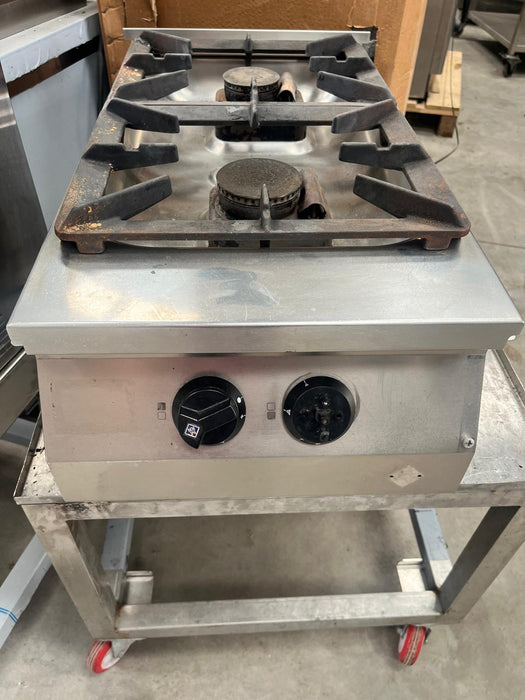 Commercial Counter Top 2 Burner Natural Gas Cooker-Refurbished Canmac Refurbished