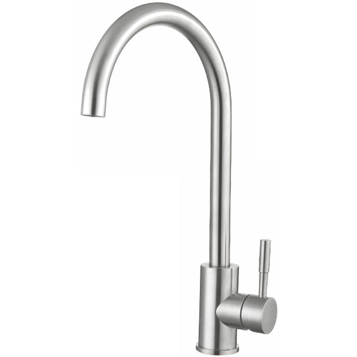 Kitchen Sink Mixer Tap Single lever Stainless steel |  3047003 Makfry