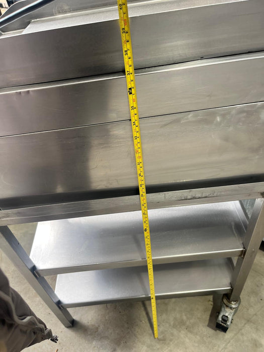 Commercial 30 cm Stainless Steel Electric Griddle With Stand-Refurbished Canmac Refurbished