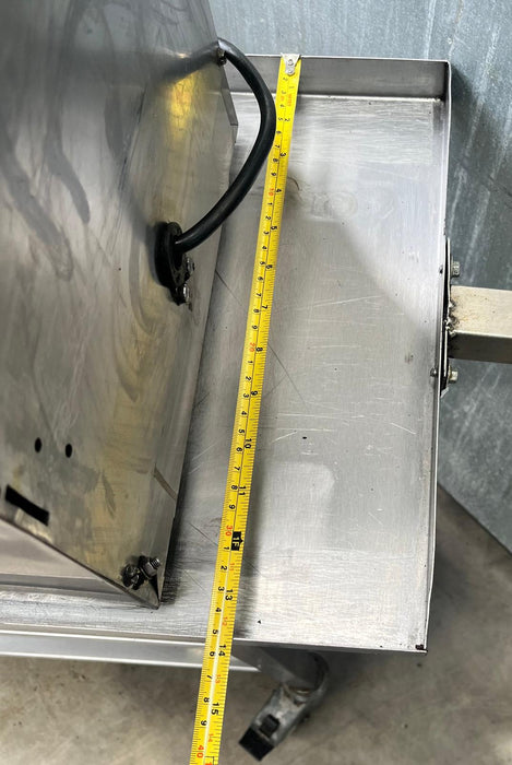Commercial 30 cm Stainless Steel Electric Griddle With Stand-Refurbished Canmac Refurbished