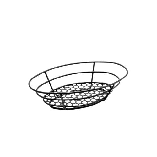 Commercial Metal Bread & Fruit Basket Storage Kitchen Metal Wire Round Oval