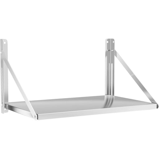 Board Style Foldable Wall Shelf Stainless Steel 1000x300mm |  330903 Makfry