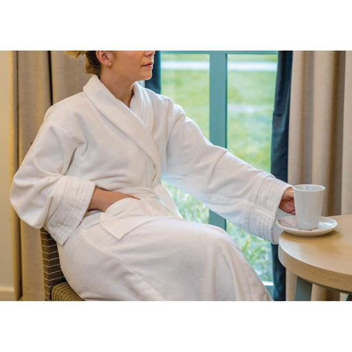 Mitre Luxury Ambassador Extra Large Bathrobe White Mitre Luxury