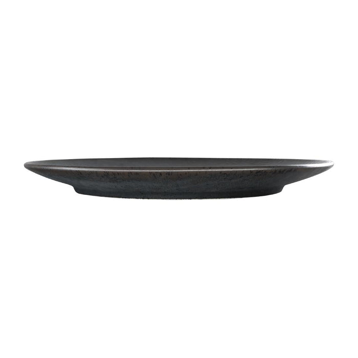 Olympia Fusion Round Black Coupe Plates 203mm (6 Pack) Olympia