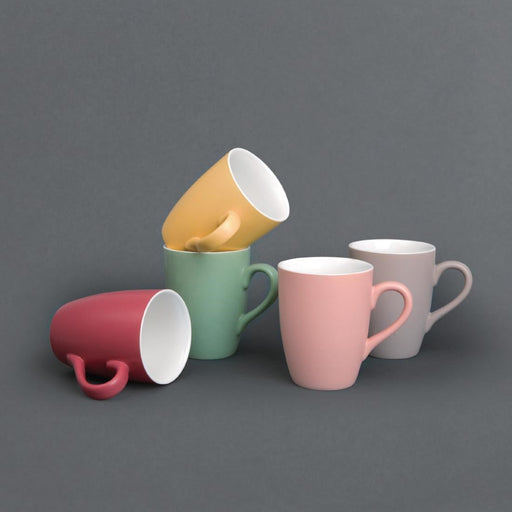 Olympia Matt Pastel Mug Yellow 340ml (6 Pack) Olympia