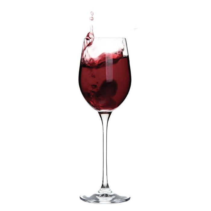 Olympia Campana One Piece Crystal Wine Glasses 380ml (6 Pack) Olympia