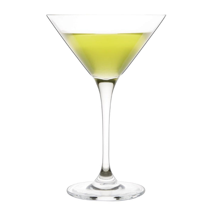 Olympia Campana One Piece Crystal Martini Glass 260ml (6 Pack) Olympia