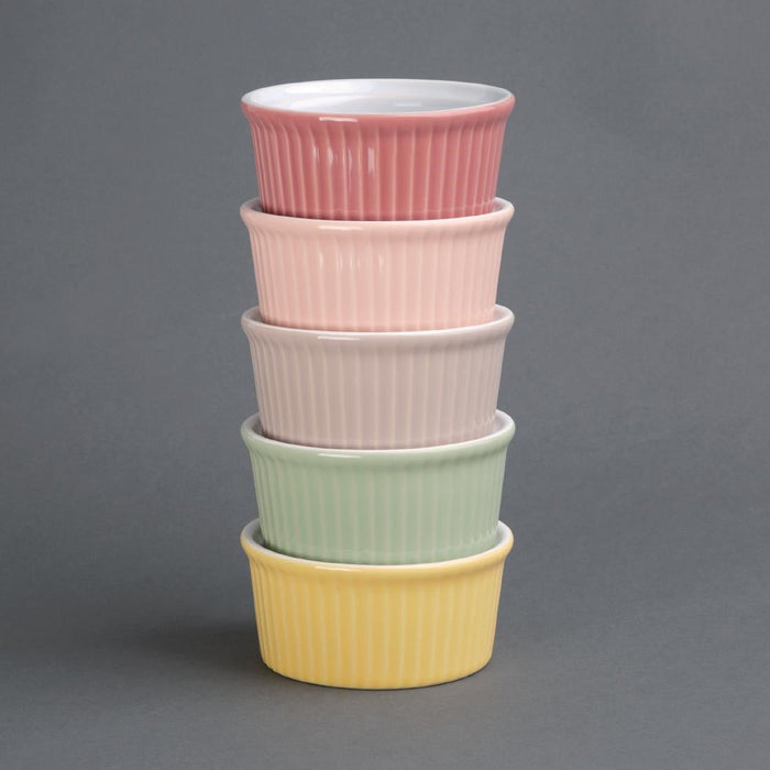 Olympia Pastel Ramekin Grey 145ml (12 Pack) Olympia