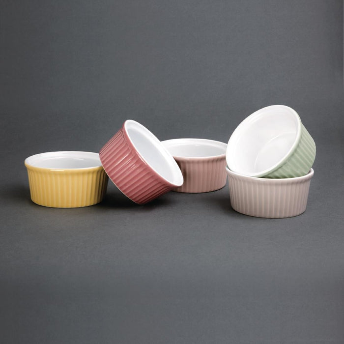 Olympia Pastel Ramekin Grey 145ml (12 Pack) Olympia